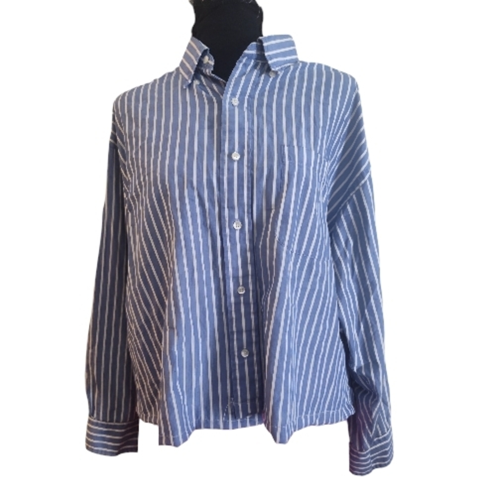 Brooks Brothers Redesigned Assymetrical Oversized Button Down Shirt.